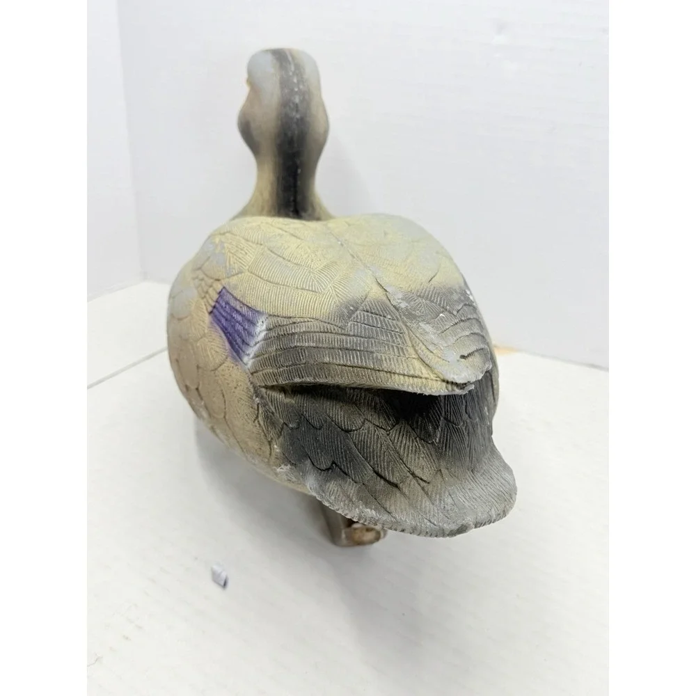 Tuff-N-Lite Vintage 1980s Bill Jones Mallard Hen Duck Decoy Weighted Keel 17